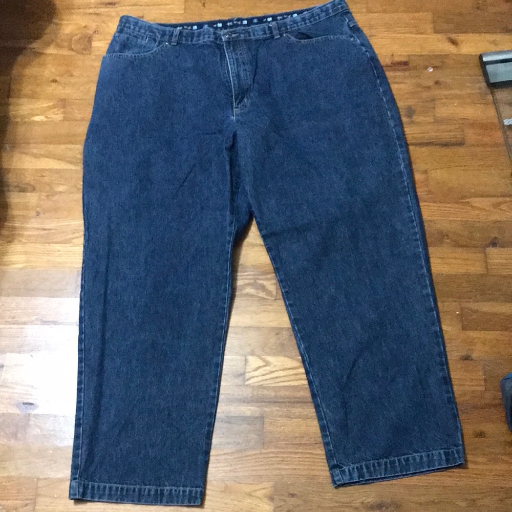 24w CJ banks Dark Wash Straight Leg Jeans